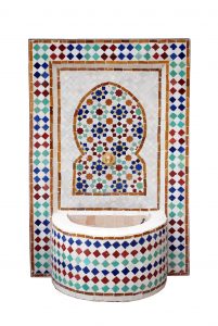 exotique - MAR13-FT03 - fantana marocana cu roti, 55x29x91cm