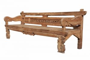 exotique - INDO-PM11 - banca din lemn masiv, 300x79x100cm - 3990ron